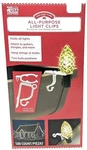 Holiday Time All-purpose Decorating Light Clips (100 Count) Clear Polypropylene. Fixed Price $8.95.