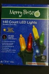 Merry Brite 140 Ct. Multi Color Led String Mini Lights Indoor Outdoor 37.5' Lot. Fixed Price $24.98.