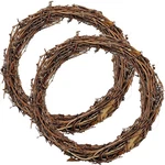 2PCS 16INCH Large Natural Grapevine Wreath Rings Rattan Branch Ho.... Fixed Price $42.99.