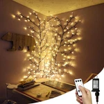 Enchanted Willow Vine Lights With Remote, Christmas Swags Decorations Indoor .... Fixed Price $45.59.