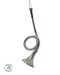 Mirrored Glass Ornament Trumpet, 20S (# 16157). Fixed Price $97.10.
