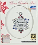 Gloria Duchin Hero Is The Army Snowflake Ornament 2016 U.s. Licensed. Fixed Price $8.00.