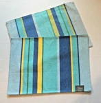 Aman Blue Multi Striped Placemats Set Of 2 New. Fixed Price $15.99.