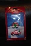 Nip Cobblestone Corners Winter Village Miniatures Truck & Camper. Fixed Price $8.00.