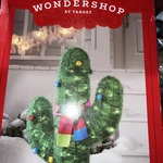 Vintage Christmas Tree Cactus Lights Wondershop Decoration Lit Tinsel Holliday. Fixed Price $44.00.