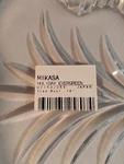 Mikasa 14 Clear Cut Glass Holiday Evergreen Tree Bowl Christmas Dish Nib. Fixed Price $35.00.