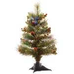 2 Ft. Pre-lit Fiber Optic Crestwood Tree. Fixed Price $32.99.