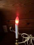 Vtg (4) Darice Window Welcome Auto Color Changing Candle Lamps Brass Plug. Fixed Price $39.95.