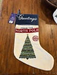 Pottery Barn The Polar Express Christmas Stocking New W/tags. Fixed Price $39.95.