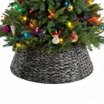Sweetcrispy 24INCH Christmas Collar For 4.5-6FT Trees, Woven Hyacinth Ratta. Fixed Price $56.59.