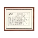 Old Map Of Ray, Nd 1937 - Vintage North Dakota Art. Fixed Price $52.99.