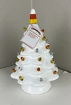 Mr. Christmas Halloween Ceramic 12" Candy Corn Xmas Like Tree Led Light New. Fixed Price $40.49.