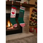 Vintage Kurt Adler Knit Christmas Stockings Jesus The Reason Lot Of 2. Fixed Price $28.00.