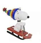 Charlie Brown Christmas Tree Ornament Snoopy Sledding Fun New Nib. Fixed Price $16.95.