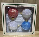 Vintage Trim Home Unbreakable Sparkly Ball Christmas Tree Ornaments. Fixed Price $8.99.