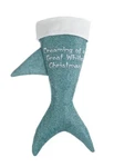 Holiday Time Christmas Decor Great White Shark Shaped Canvas Stocking, 20' Nwt. Fixed Price $24.99.