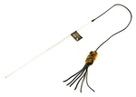 Vee Purrfect Cat Toy Natural Leather Bouncer Clear Wand Flex Cable Interactive. Fixed Price $17.65.