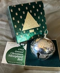 Pre-owned 1993 Wallace Silverplate Sleigh Bell Ornament 23RD Edition. Fixed Price $30.00.