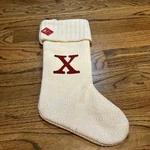 Letter X Monogram Stocking Wondershop White Holiday Initial Christmas Target 18. Fixed Price $11.91.