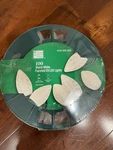 Home Accent Holiday 24RT3692415WW 100 Warm White Faceted C9 Led Lights New. Fixed Price $22.00.