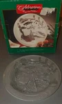 Celebrations Crystal Clear 7IN. The Night Before Christmas Frosted Plate #312281. Fixed Price $7.95.