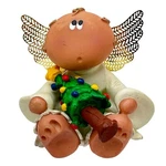 Russ 2001 Angel Cheeks Guardian Christmas Tree Figurine Kurts Kritters. Fixed Price $10.00.