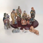 Christmas Fantasy Ltd 11 Piece Nativity Set New Open Box Holiday Decor Display. Fixed Price $29.89.
