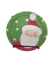 Y-01447 Happy Munching Santa Christmas 8" D Serving Plate & Co.. Fixed Price $19.99.