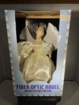 Xmas Angel Fiber Optic 10" Colorful Changing Lights.midwestern Home 6-8. Fixed Price $12.00.