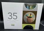 Nos Martha Stewart Red Gold Green & Blue Crystal Lights Christmas 35PC. Fixed Price $28.00.