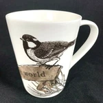Nicholas Square Cup Bird Coffee Mug Joy To The World Christmas Winter. Fixed Price $10.00.