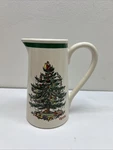 Spode Ceramic Pitcher Christmas Tree Gift 32 Oz Tele-flora 7 Tall. Fixed Price $12.59.