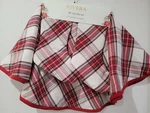 3 Pc Christmas Red Tartan Plaid Stockings + Tree Skirt Set Home Decor 50". Fixed Price $69.99.