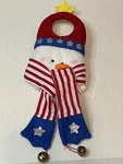 Snowman In Top Hat & Scarf Plush Door Hanger Unbranded. Fixed Price $10.48.