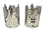 Bath & Body Works Slatkin 4 Oz Candle Holder Christmas Tree Snowflakes Set Of 2. Fixed Price $31.72.