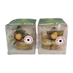 Holiday Living 4 Inch Led Light Up Christmas Candle Gift Set - Lot Of 2. Fixed Price $19.95.