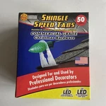 50 Shingle Speed Tabs Commercial Grade For Christmas Led & Incandescent Lights. Fixed Price $13.56.