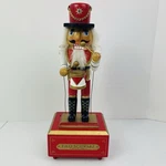 Fao Schwartz Christmas Animated Holiday Nutcracker Musical Wood Figurine Works. Fixed Price $27.29.