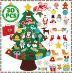 Ourwarm Diy Felt Christmas Tree With 30PCS Glitter Ornaments, 3.5 Ft Chr.... Fixed Price $30.34.
