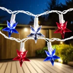 Northlight 30 Patriotic Red, White Blue Led Star String Lights - 7FT Wire. Fixed Price $20.49.