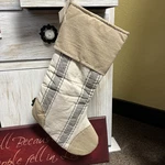 Christmas Stocking Vhc Brand New Beige Farmhouse Style. Fixed Price $20.00.