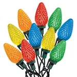 Noma & Inliten Holiday Wonderland 75-COUNT Faceted C9 Light Spool Set,. Fixed Price $39.99.