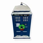 Doctor Who Tardis With Wreath Light Up Ornament By Kurt Adler Inc.. Fixed Price $22.48.