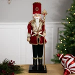 Northlight Jeweled Nutcracker With Scepter Christmas Figure - 22". Fixed Price $59.21.