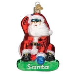 Old World Christmas Snowboarding Santa Glass Shred The 40321. Fixed Price $30.99.