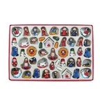 Kurt Adler Petite Treasures Wooden Ornamentmini, Set Of 48. Fixed Price $35.38.