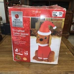 Christmas Home Accent Holiday 6 Ft Lighted Cocker Spaniel Airblown Inflatable. Fixed Price $79.99.