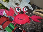 National Tree Co. Crab With 70 Red Led Lights Metal Yard. Fixed Price $109.99.