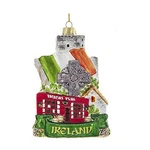 Ireland Erin Go Bragh Cityscape Double Sided Glass Christmas Ornament C7573 New. Fixed Price $29.79.