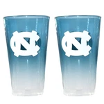 The Memory Company North Carolina Tar Heels Two-pack 16OZ. Ombre Pint Glass Set. Fixed Price $29.99.